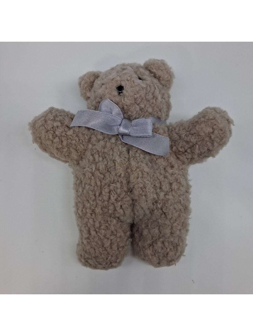 Vintage 1988 North American Bear Co Oatmeal Jr #140 Mini Teddy Bear 6" Gray